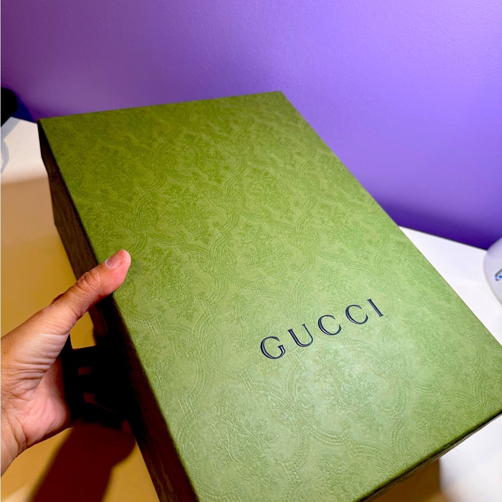 Gucci Authentic Green Shoe Box